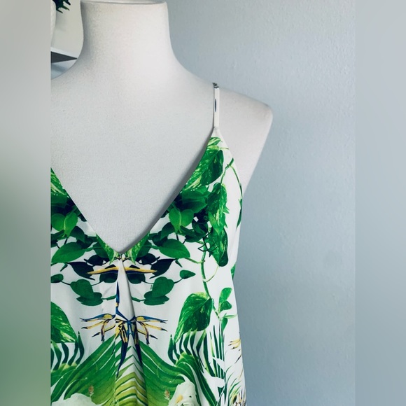 Alice + Olivia • Fierra T-Back Mini Dress in Sunburst Palm • SZ XS • Retail $275 - Picture 8 of 12